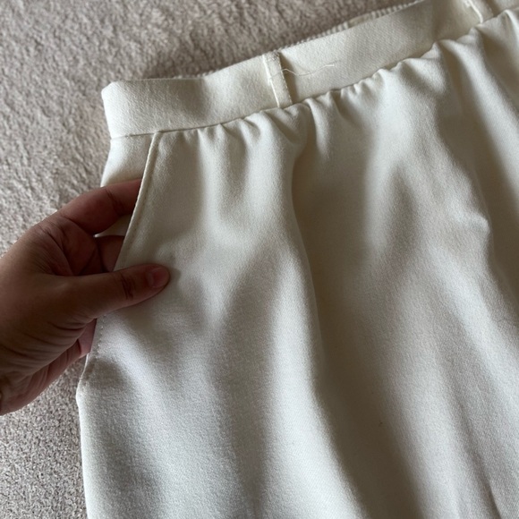 Vintage 80s Cream Pencil Skirt – Oui Petites by Tan Jay XS/S - Picture 5 of 11